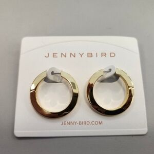 NWT Jenny Bird Gold-Tone Toni Hoop Earrings